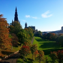 #princesstreet #gardens #edinburgh #scotland #green #park #autumn #uk